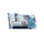 Bettwäsche-Set mit Aufdruck oben und unten und blauen Kopfkissenbezügen mit Duschkopf, verschiedene Größen