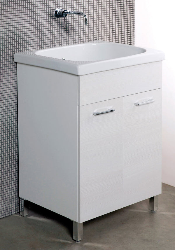 acquista Ambrosini Keramik-Waschschrank 2 Türen weiß gestreift verschiedene Größen