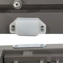 Set Tavolo e 6 Sedie da Giardino in Alluminio e Textilene Antracite-8