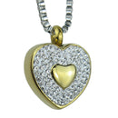 Ciondolo Portaceneri per Animali in Acciaio 3,5x2x1,5cm GMF Cuore-1