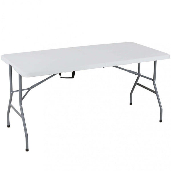 online Klappbarer Catering-Tisch 150 x 70 x 74 cm aus weißem Stahl