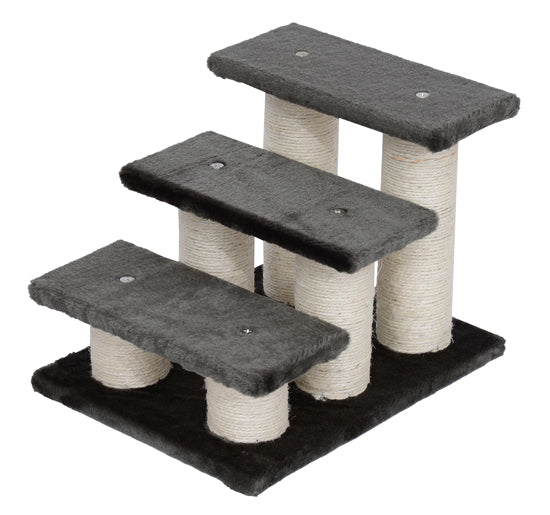Katzenleiterstruktur aus Holz und dunkelgrauem Sisal 45x35x34 cm prezzo