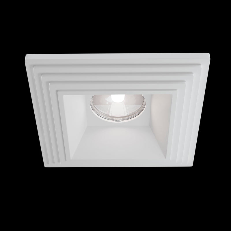 Faretto da incasso Downlight in Gesso Gyps Modern Bianco-2