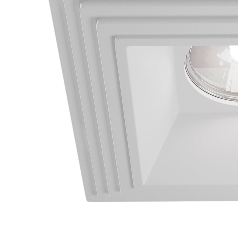Faretto da incasso Downlight in Gesso Gyps Modern Bianco-3