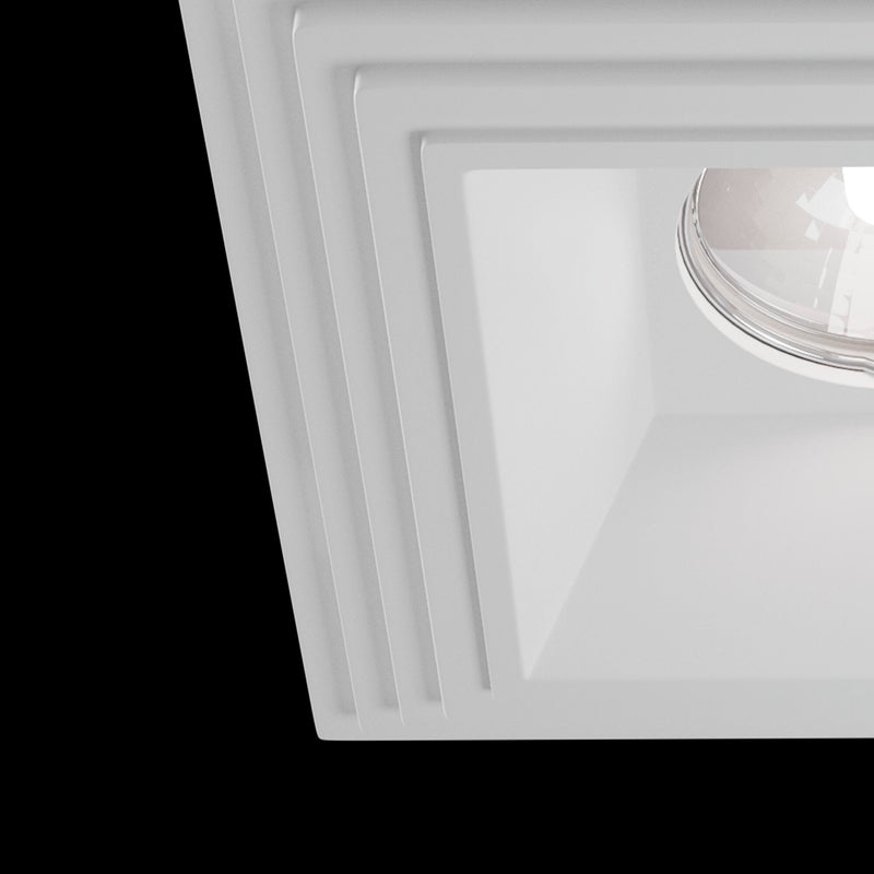 Faretto da incasso Downlight in Gesso Gyps Modern Bianco-4