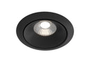 Faretto da incasso Downlight in Alluminio Yin Nero-1