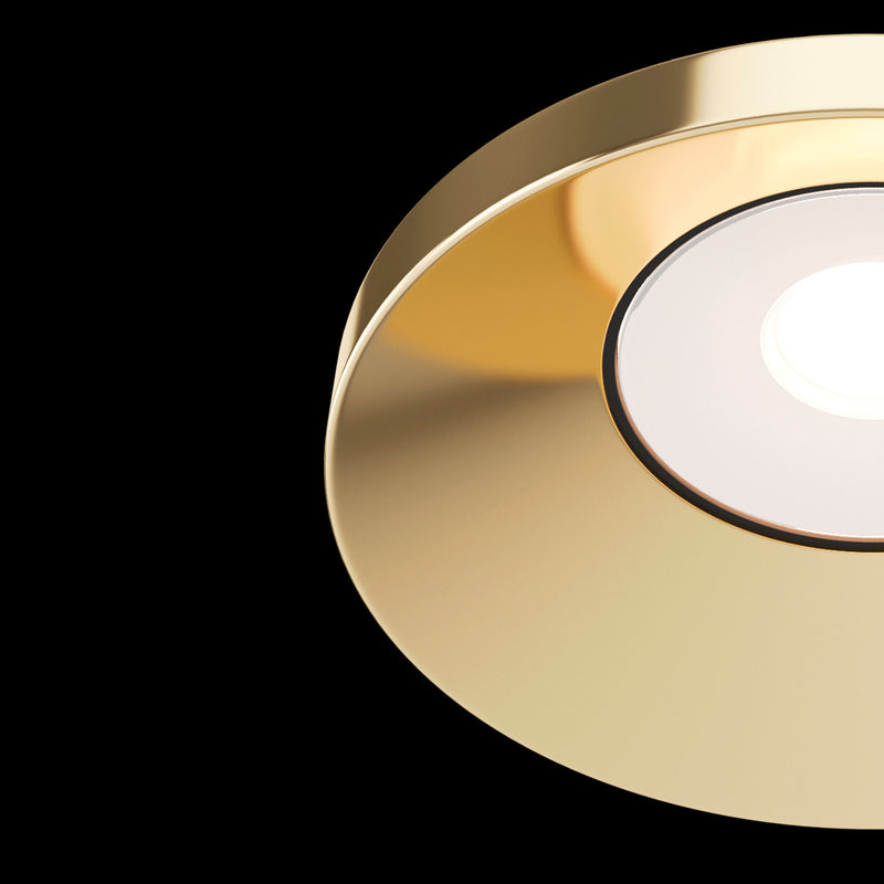 Faretto da incasso Downlight in Alluminio Kappell Oro-4