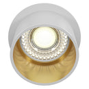 Faretto da incasso Downlight in Alluminio Reif Bianco con Oro-1