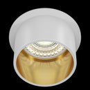 Faretto da incasso Downlight in Alluminio Reif Bianco con Oro-2