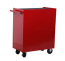 Carrello da Lavoro Cassettiera Porta Utensili Rosso 67.5x33x77 cm -7