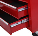 Carrello da Lavoro Cassettiera Porta Utensili Rosso 67.5x33x77 cm -8