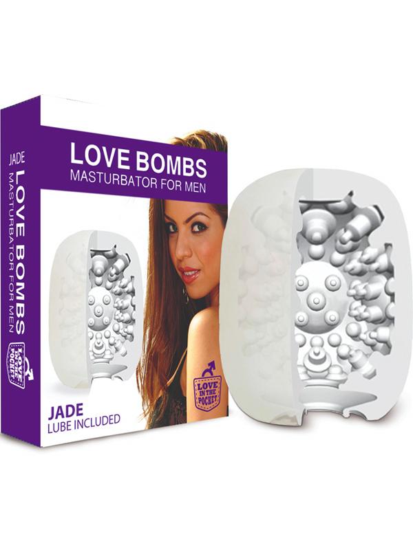 Love Bombs - Transparenter Jade-Masturbator prezzo