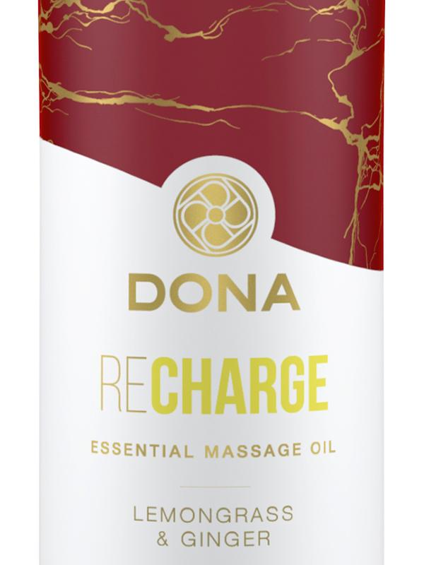 Dona - Essential Massage Oil Re-Charge Citronella Zenzero 120ml-3