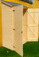Casetta Box da Giardino 1,2x0,6 m con Pavimento in Legno Picea Massello 16mm Eden-9