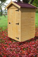 Casetta Box da Giardino 1,2x1,2 m con Pavimento in Legno Picea Massello 16mm Eden-4