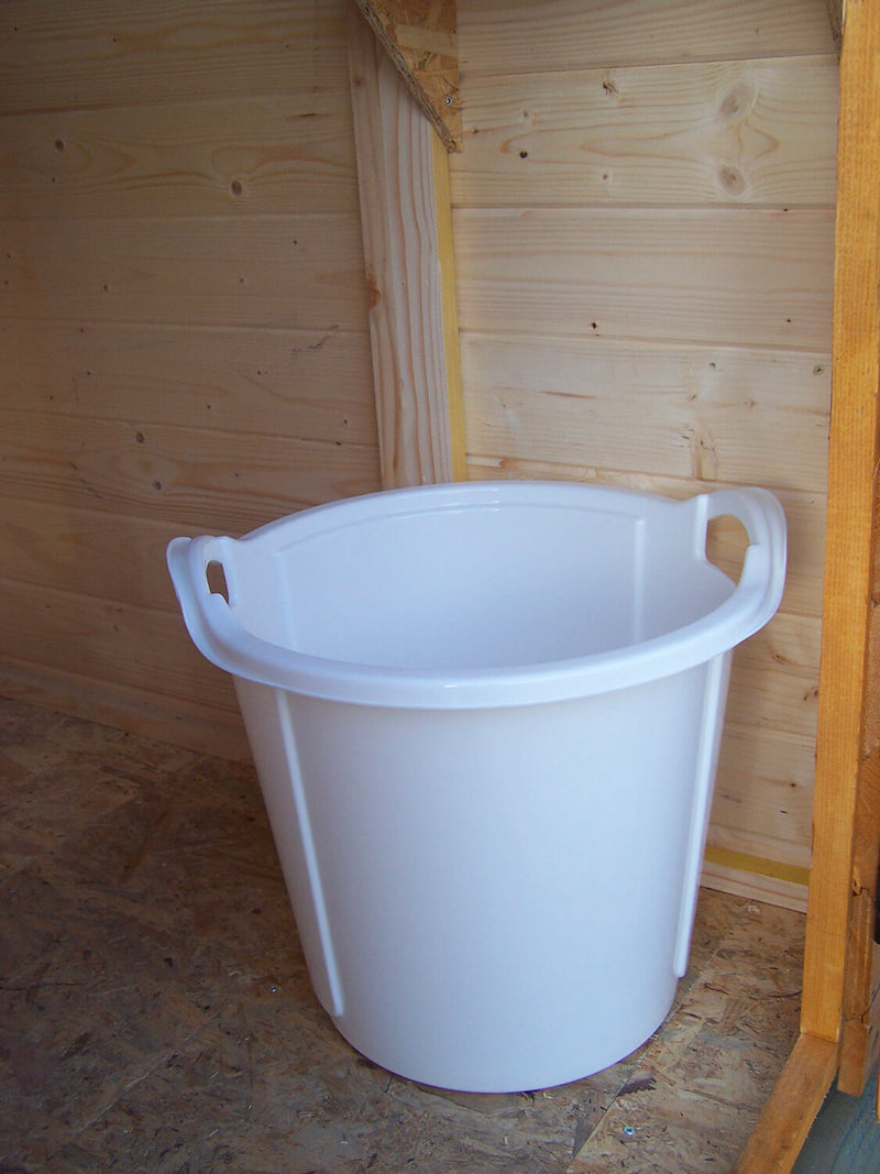 Casetta Box da Giardino 1,4x1,4 m con Pavimento e WC a Secco in Legno Picea Massello 16mm Eden-7