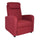Poltrona Relax Reclinabile Manuale in Tessuto Marta Bordeaux