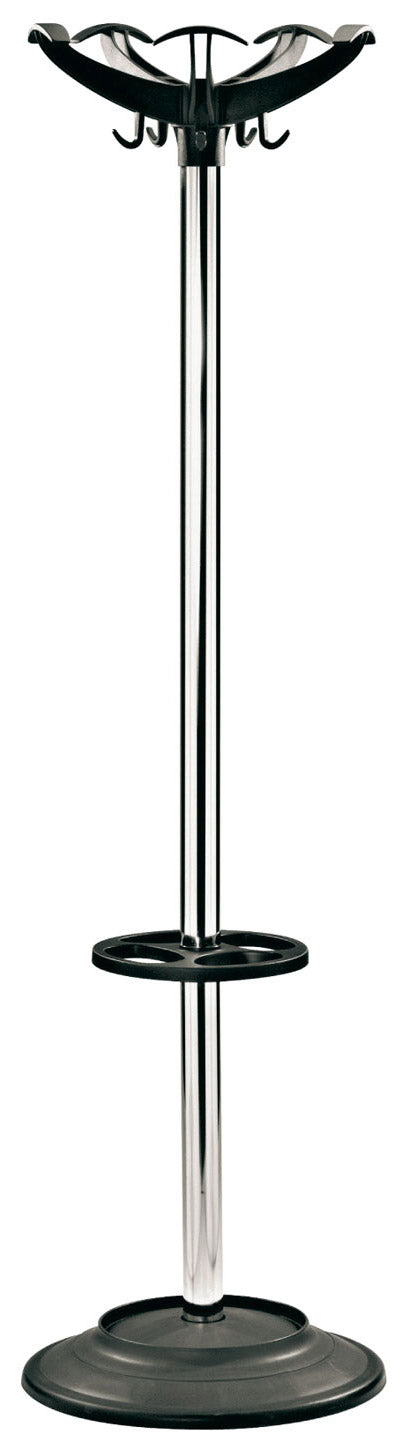 Tosini Tango Kleiderständer aus verchromtem Stahl Ø45x173 cm mit Schirmständer prezzo