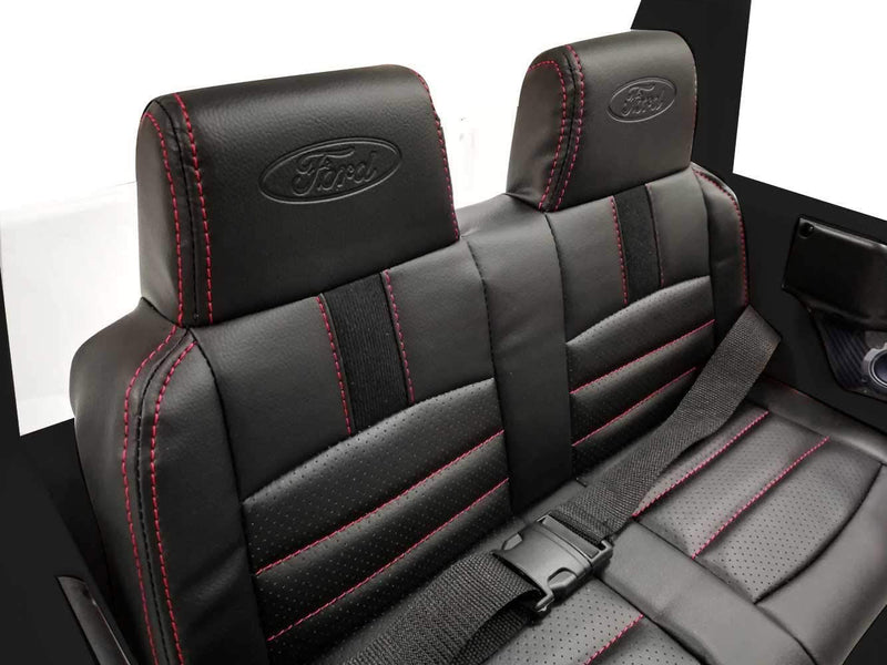 Macchina Elettrica per Bambini 2 posti 12V Ford Ranger Raptor Rossa-8