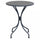 Tisch Bristol Ø60x71h cm aus anthrazitfarbenem Stahl