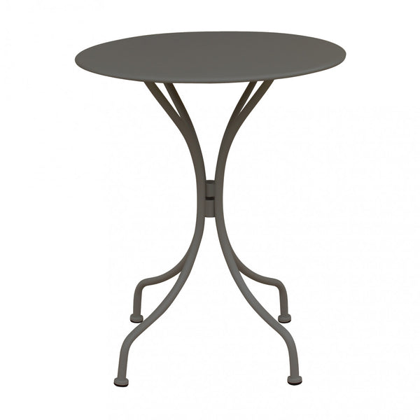 online Tisch Bristol Ø60x71h cm aus Tortora-Stahl