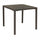 Stapelbarer Tisch Manchester 80x80x73h cm aus Tortora-Stahl