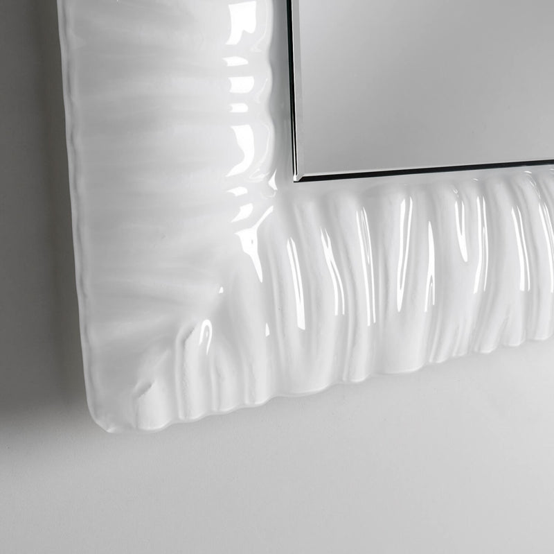 Specchio in 90x2,5x70cm TFT Trasparente Bianco-3