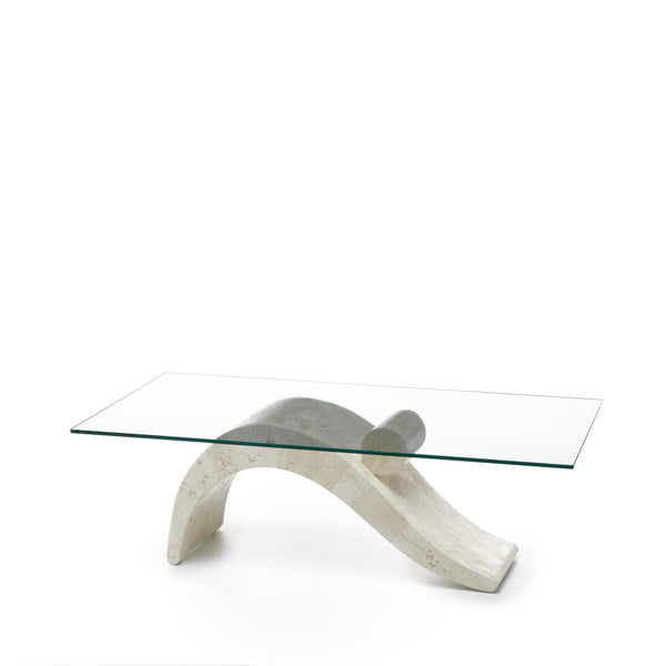 Tavolino da Soggiorno 120x70x40 cm in Vetro Temperato Dove Trasparente online