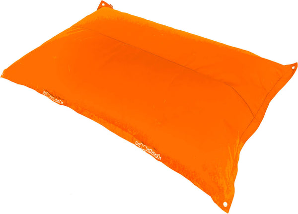 Schwebendes Kissen 163 x 111 cm aus orangefarbenem Tomatenstoff prezzo