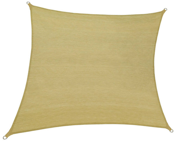 prezzo Quadratisches Sonnensegel 3,6 x 3,6 m aus taubengrauem Polyester