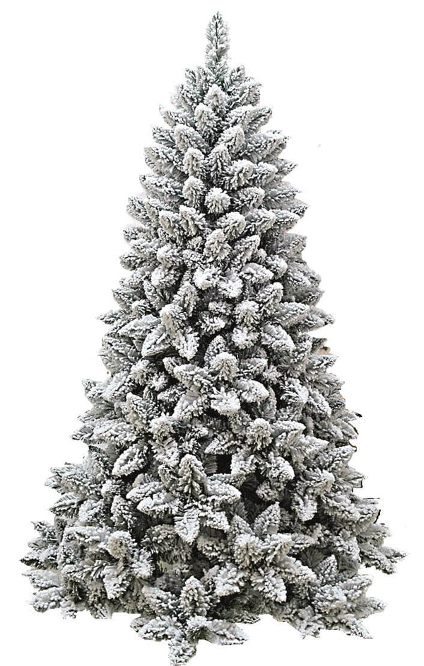 Schneebedeckter künstlicher Weihnachtsbaum Monterey Flocked Verschiedene Größen prezzo