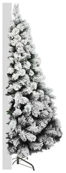 Albero di Natale Artificiale da Parete Innevato Alfa White Varie Misure-2