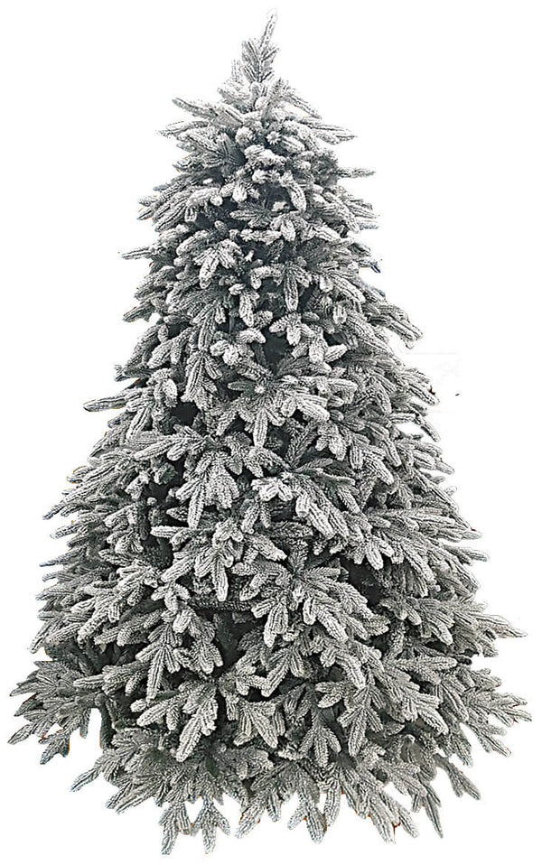 Künstlicher Weihnachtsbaum, schneebedeckte Kiefer, glitzernde Eisflocken, verschiedene Größen online