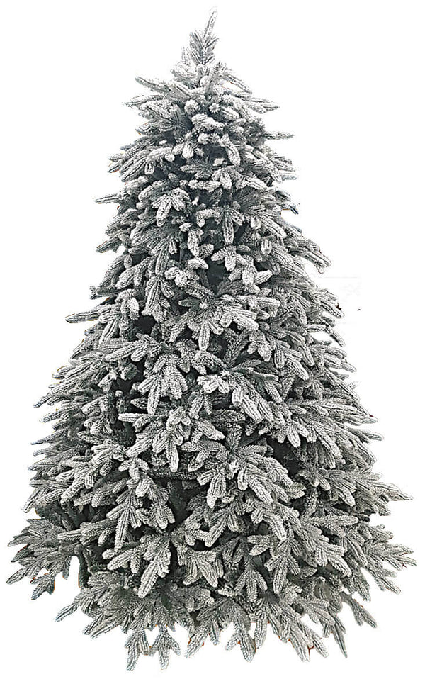 Künstlicher Weihnachtsbaum, schneebedeckte Kiefer, glitzernde Eisflocken, verschiedene Größen prezzo