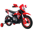 Moto Motocicletta Elettrica per Bambini 6V Kidfun Motocross Rossa-1