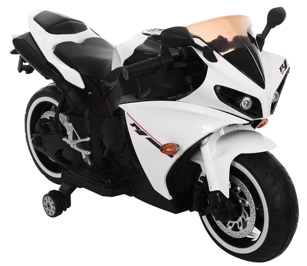 sconto Elektrisches Motorrad für Kinder 12V Kidfun Weiß