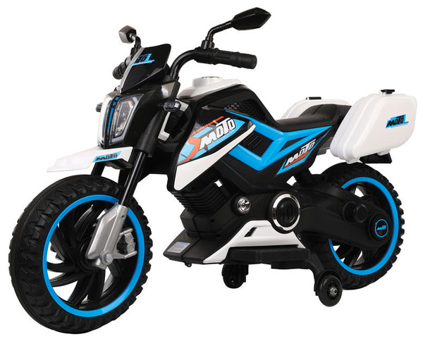 Elektrisches Motorrad für Kinder 12V Kidfun Arias Weiß sconto