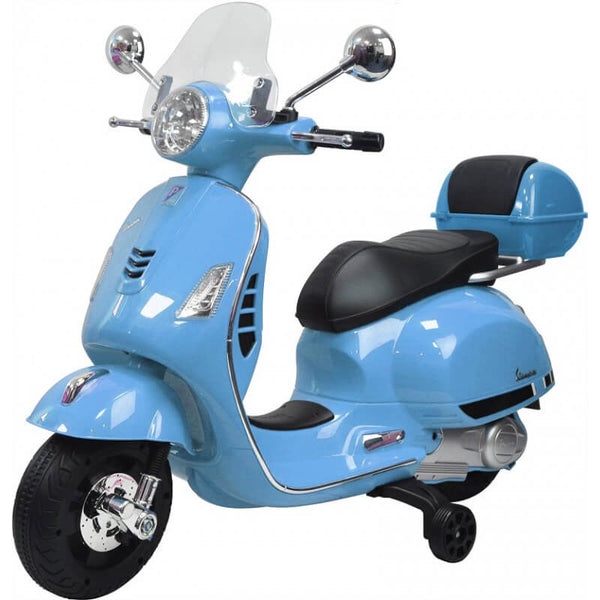 acquista Piaggio Vespa GTS Electric 12V mit Topcase für Kinder Blau