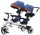 Kidfun Tricygò Blue Twin Dreirad-Kinderwagen mit 360° drehbarem Sitz