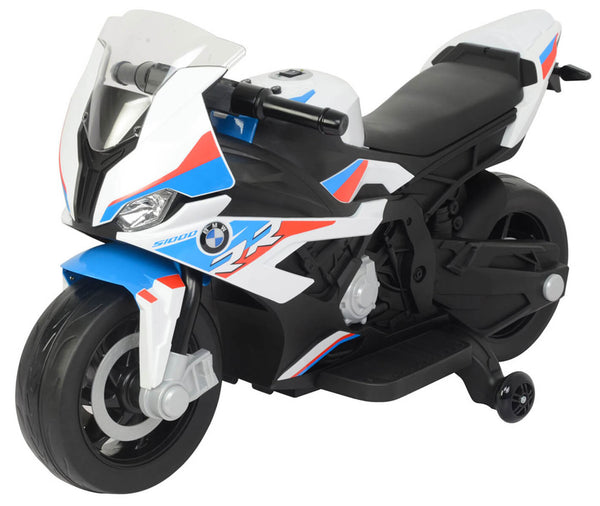Elektromotorrad für Kinder 12V BMW S1000 RR Weiß prezzo