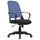 Operativer Bürostuhl aus Tosini Washington Stoff und Mesh in Schwarz/Blau