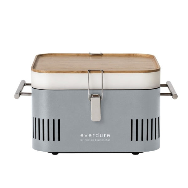 Tragbarer Holzkohlegrill 42,5 x 34,7 x 23 cm in Metal Cube Stone acquista