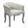 Coreen Sessel aus Stoff 61x61x71 h cm in Beige Holz