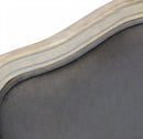 Poltrona Christy in Velluto Taupe 64x72x92 h cm in Legno Tortora-5
