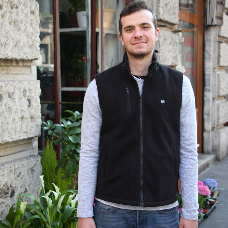 Gilet Riscaldante Unisex 3 Temperature con Powerbank Mediashopping Nero Varie Misure-9