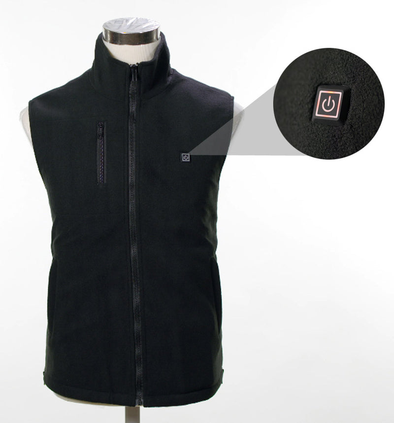 Gilet Riscaldante Unisex 3 Temperature con Powerbank Mediashopping Nero Varie Misure-6