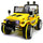 Geländewagen Elektroauto 12 V 2 Sitze für Kinder Gelb
