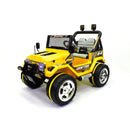 Auto Macchina Elettrica Fuoristrada 12 V 2 Posti per Bambini Gialla-3