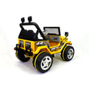 Auto Macchina Elettrica Fuoristrada 12 V 2 Posti per Bambini Gialla-4