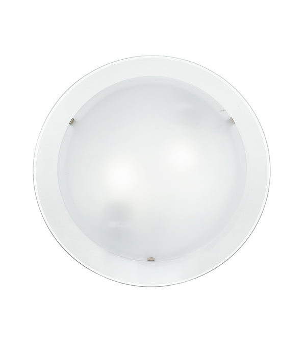 online Deckenleuchte Modern Round Double Satin Glass White Transparent Edge E14 Environment I-061228-8